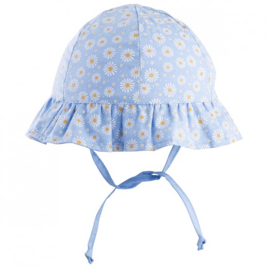 Chapéu Infantil 0 À 1 Ano Pimpolho Azul Florido