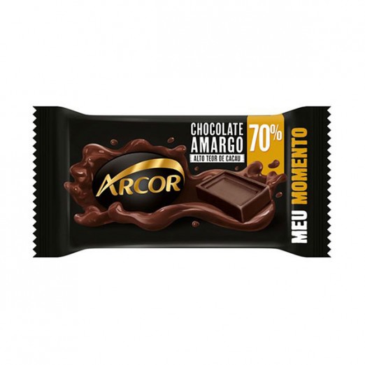 Bombom Recheado Chocolate Amargo 70% cacau Arcor