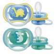 Chupeta Para Bebês Ultra Air Meses+ Kit Com 2 Unidades Philips Avent