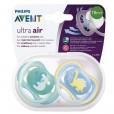 Chupeta Para Bebês Ultra Air Meses+ Kit Com 2 Unidades Philips Avent