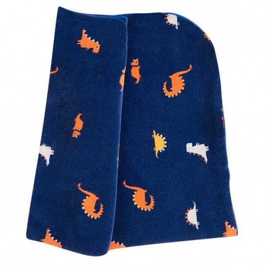 Cobertor Infantil Para Menino Tecido Soft Estampada Azul Royal Tip Top 78 x 90cm