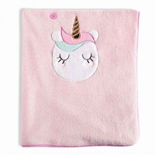 Cobertor Infantil Rosa Tip Top 1,00 x 0,85m