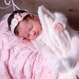 Cobertor Infantil Para Menina Hearts Rosa Com Sherpa Laço Bebe