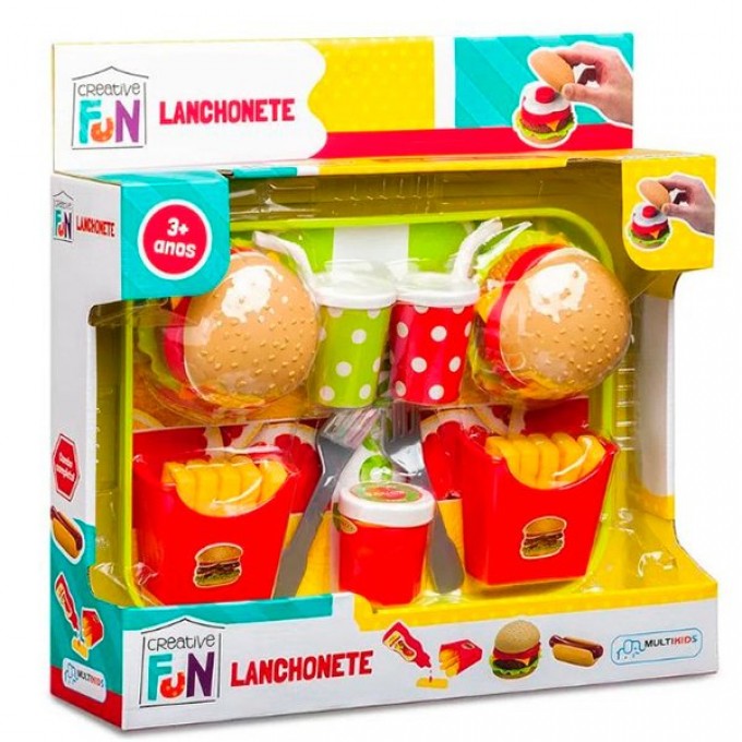 Brinquedo Infantil Creative Fun Lanchonete Multikids