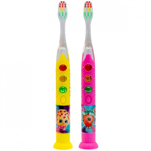 Escova de dentes luzes interativa shopkins firefly