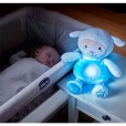 Luminária Infantil Com Luz Noturna e Gravador de Voz Ovelha Com 30 Minutos de Músicas Chicco