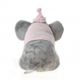Brinquedo Pelúcia Para Bebê Elefante Bup Baby Rosa 0M
