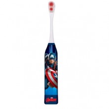 Escova De Dentes Infantil Elétrica Marvel Capitão América Multikids 