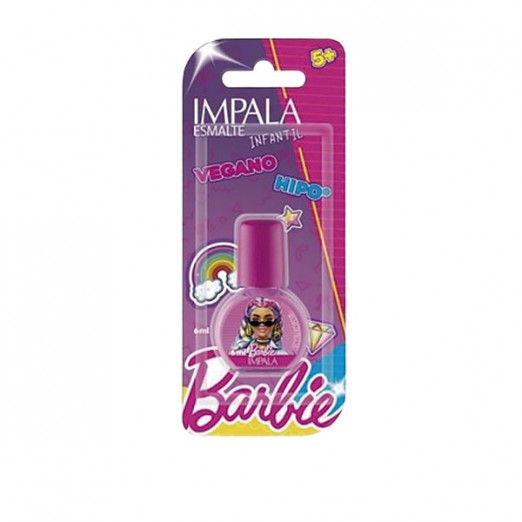 Esmalte Infantil Unidade Barbie Cremoso Fashionista Impala