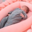 Ninho Para Berço e Carrinho Cor Rosa pessego 90% poliamida FOM Baby