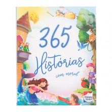 Livro Infantil 365 Histórias com Moral Happy Books