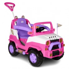 Carro Infantil Jeep Diipi Rosa Calesita 1 à 3