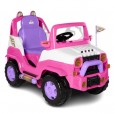 Brinquedo Carro Infantil Jeep Diipi Rosa Calesita De 1 à 3 Anos
