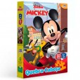 Brinquedo Infantil Jogo Quebra-Cabeça Mickey 60 Peças Toyster