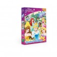 Brinquedo Infantil Jogo Quebra-Cabeça Disney Princesas 30 Peças Toyster