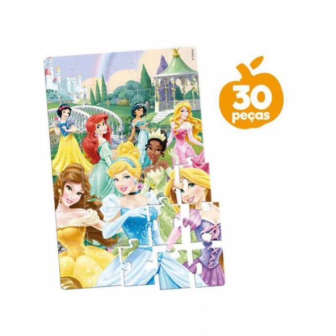 Quebra Cabeça 60 Peças Jogo Infantil Disney Princesas Rosa - Toyster - Quebra  Cabeça - Magazine Luiza