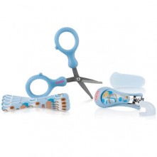 Kit Manicure Infantil Azul Nuby