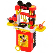 Brinquedo Infantil Maleta De Viagem Cozinha Mickey Multikids