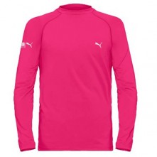 Camiseta Infantil Puma UV50+ Pink Selene 4 Anos