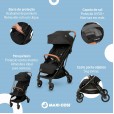Carrinho de Bebê Maxi Cosi TS Eva Luxe Trio Isofix 360 Essential Black até 22kg