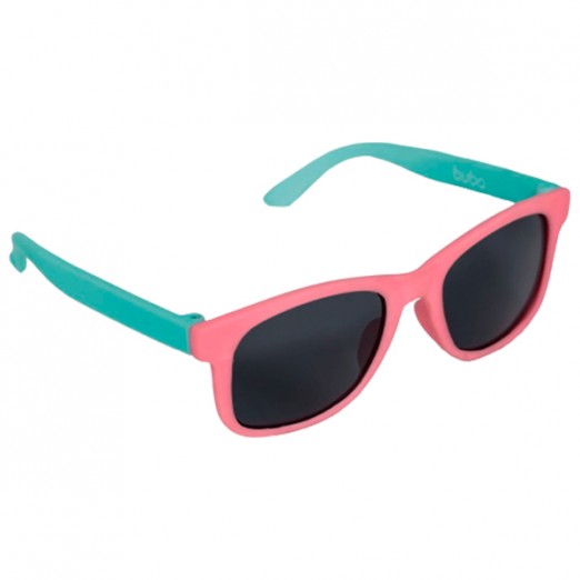 óculos de sol rosa e azul buba