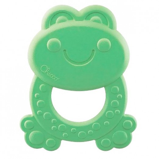 Brinquedo Mordedor Para Bebê Sapo Eco Chicco Verde