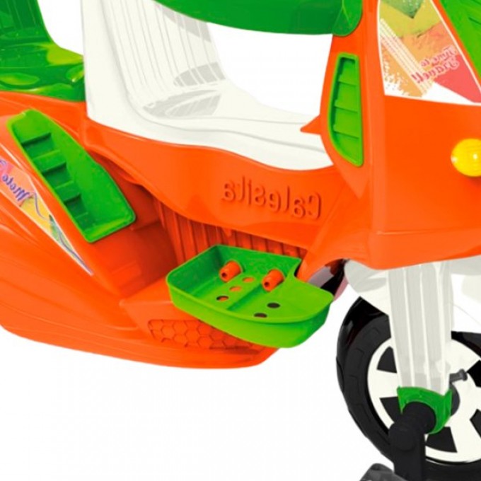 Triciclo Infantil Moto Duo Calesita Laranja 1 à 3 Anos