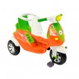 Triciclo Infantil Moto Duo Laranja Calesita De 1 à 3 Anos