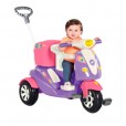 Brinquedo Triciclo Infantil Moto Uno Rosa Calesita De 1 à 5 Anos