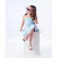 Óculos De Sol Infantil Para Menina Lilás Pimpolho Armação Flexível