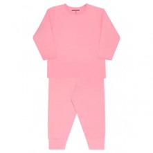 Pijama Thermo Dry Para Bebê Rosa Tam 3 Anos Dedeka