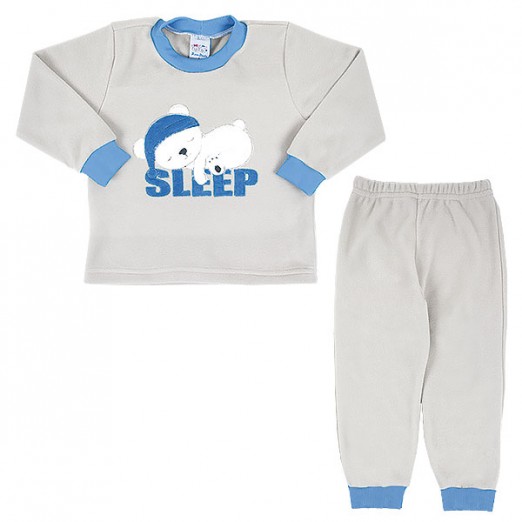 Pijama Infantil Microsoft Masculino Tamanho 8 Anos Urso Rosebud