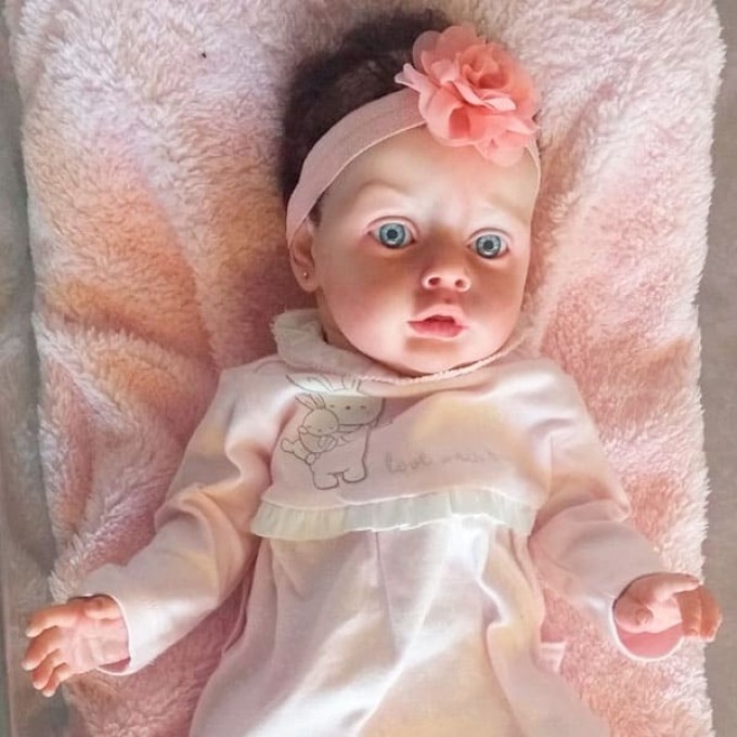 Boneca Bebê Reborn Real Princesa Presente Com Pagão Rosa