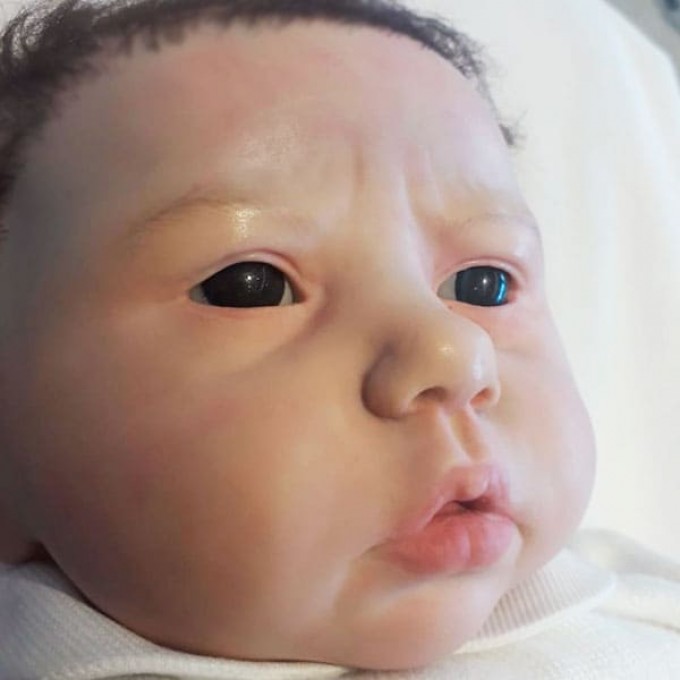 BEBÊ REBORN MENINO REALISTA TODO MOLINHO PEDRINHO CABELO HUMANO MARAVILHOSO  - Maternidade Mundo Baby Reborn