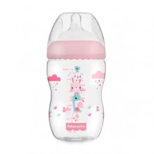 Mamadeira Anticólica First Moments Rosa 330ml Fisher Price
