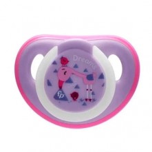 Chupeta fisher price first moments glow rosa tam 1