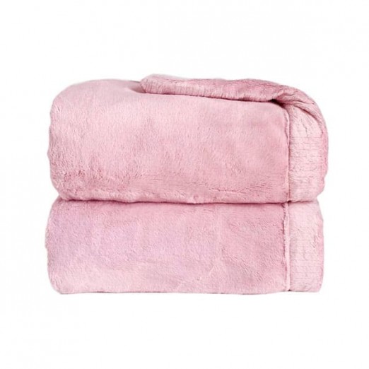 Cobertor Infantil Microfibra Plush Cosy Rosa