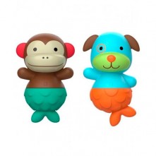 Brinquedo De Banho Infantil Zoo Cão E Macaco Skip Hop
