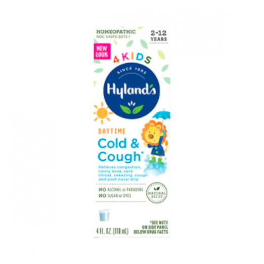 Remédio Natural Alivio dos Sintomas da Gripe Noturno 2 a 12 Anos Hyland’s Kids