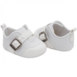 Sapato Bebê Branco Pimpolho Tam 01
