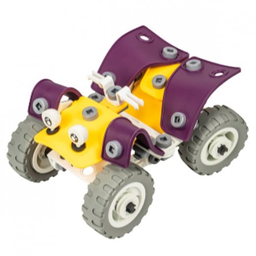 Brinquedo Para Crianças Sky & Earth Adventure Brinquedo 4 em 1 de Montar 100 Peças PlayDuc
