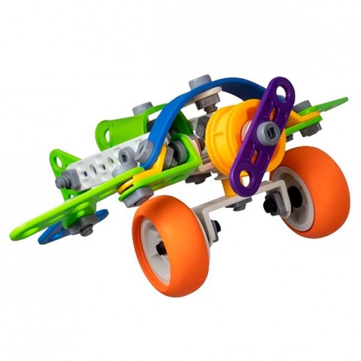 Brinquedo Infantil Super Avião de Montar 73 Peças PlayDuc