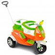 Triciclo Infantil Moto Duo Laranja Calesita De 1 à 3 Anos
