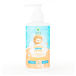 Shampoo Infantil 100% Natural com Óleos Essenciais 200ml Verdi Natural