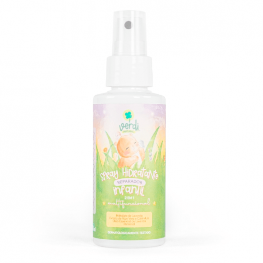 Spray Hidratante Reparador Infantil 100% Natural 120ml Verdi Natural