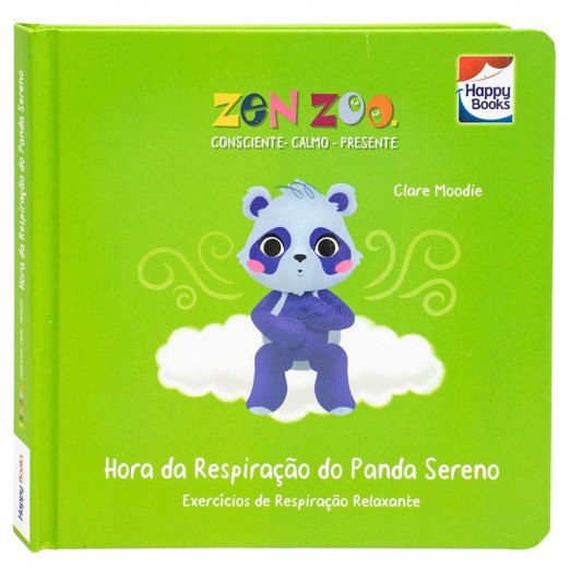 Livro Zenzoo Hora Da Respiração Do Panda Sereno Happy Books