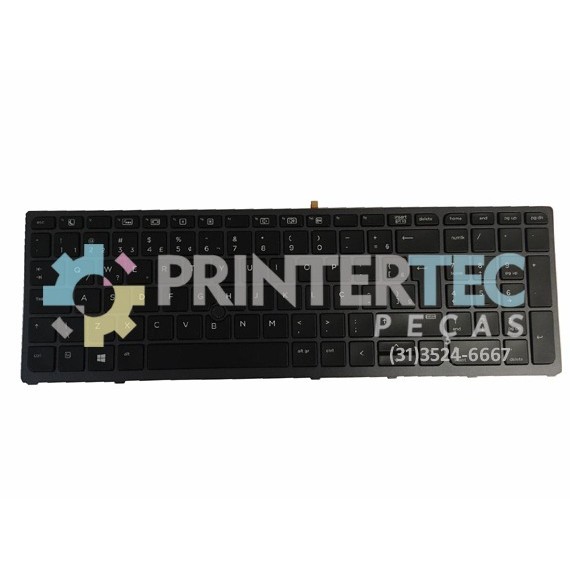TECLADO HP ZBOOK 15 G3 / ZBOOK 17 G3 PADRÃO BR