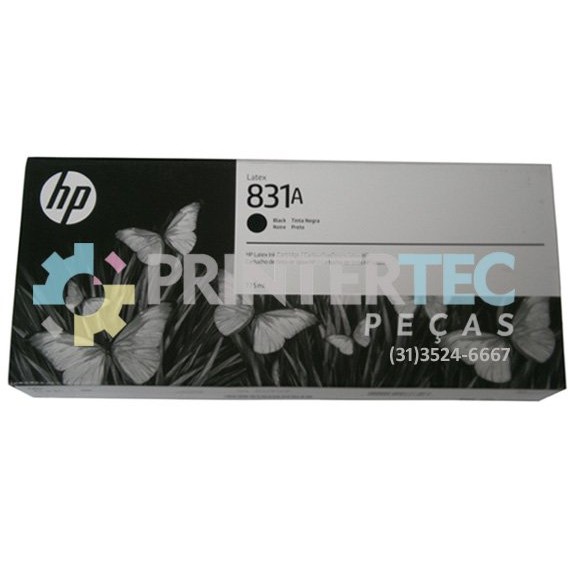 CARTUCHO HP LATEX 310 / 330 / 360 / 560 PRETO 775ML