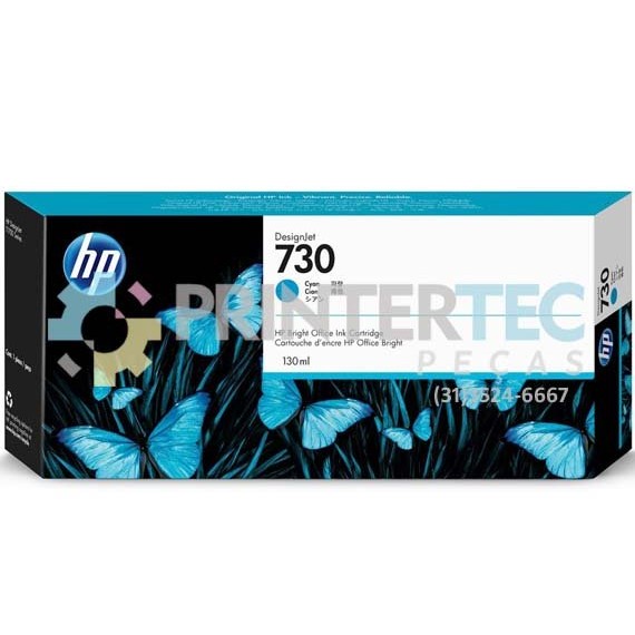 CARTUCHO HP DSJ T1600 / T1700 / T2600 CIANO 130ML