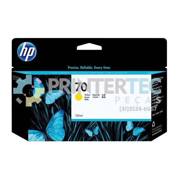 CARTUCHO HP DSJ Z2100 / Z3100 / Z3200 130ML AMARELO